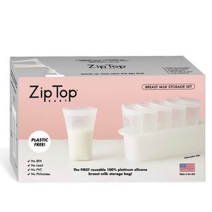 Zip Top Baby - NEW breast milk storage set